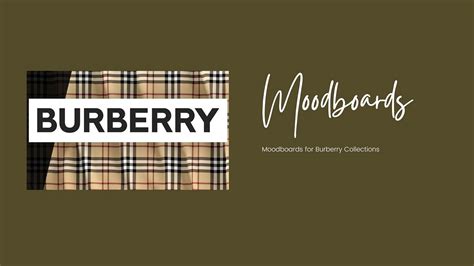 Burberry mood board 